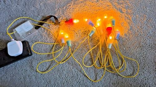 Vintage retro christmas candle - vintage,