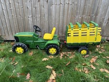 John Deere Children’s Tractor And Trailer Ride On Toy