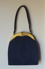 Vintage Corde' Black Handbag