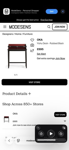 Yishu desk rubbed black - yishu,