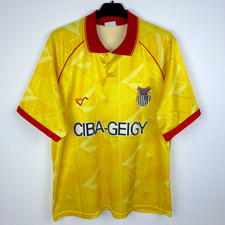 Original Grimsby Town 1992-1993 Away Football Shirt Ribero