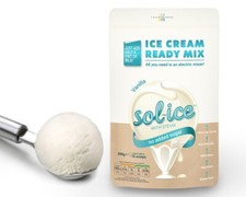 Sol-ice 0% Sugar Added | Ice Cream Mix Powder | Vanilla 200g (makes 8-10 scoops)