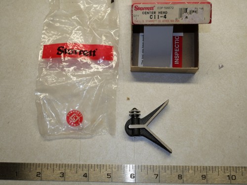 Starrett c11 center - center, head
