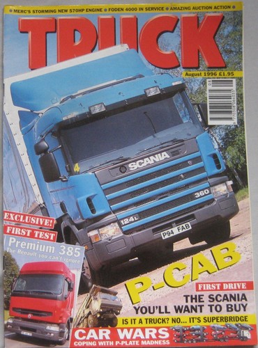 Truck magazine august - truck, 1996