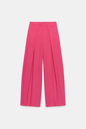 Zara deep pink pleated - deep,