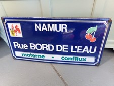 Vintage french enamel sign - enamel,