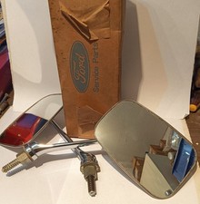 FORD TRANSIT MK1 VAN CAMPER MIRRORS NEW OLD STOCK FORD BOXED MORRIS MINOR VAN