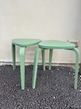 2 x IKEA KYRRE green  Stool 3
