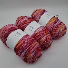 Yarn Outlet Variegated Aran Knitting Crochet Rolls 3X188g-S108