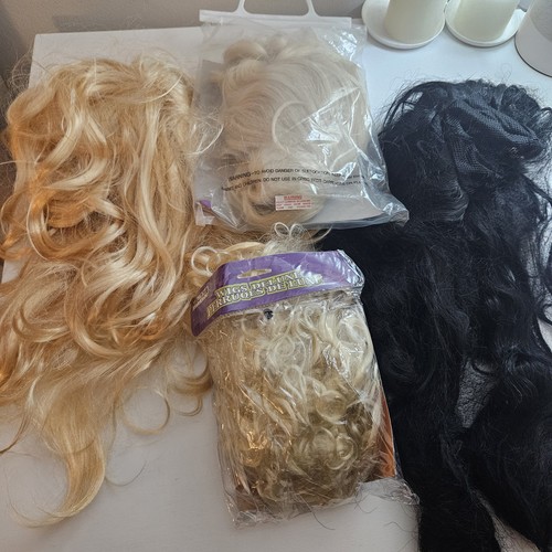 Wig bundle blonde curly - wig, bundle.
