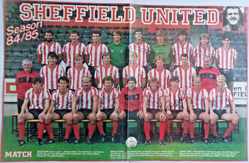 Sheffield united autographed - sheffield,