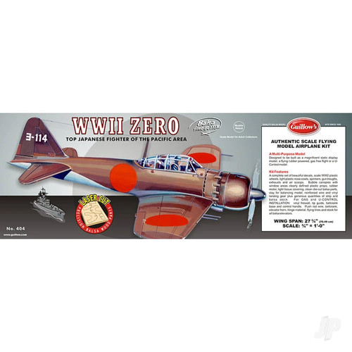 Guillow mitsubishi zero - zero, 1/16