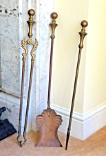 Brass Fire irons Companion