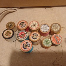 11 Vintage Cotton Reels