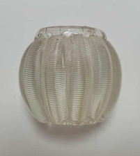 Antique glass match striker -