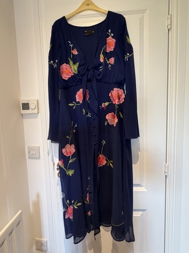 Asos ladies maxi navy dress - asos,