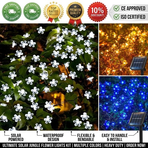 Solar garden flower - solar,