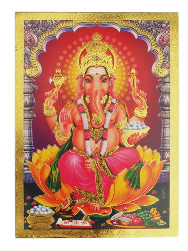 Lord ganesh gold foil - ganesh,