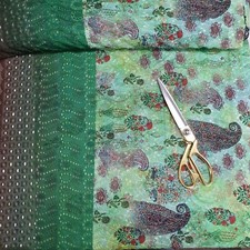 Paisley Sheer Chiffon Material