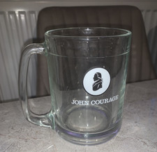 Vintage John Courage Half Pint Beer Glass / Tankard – Collectable Breweriana