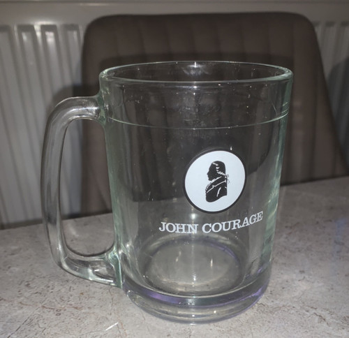 Vintage john courage half pint - vintage,