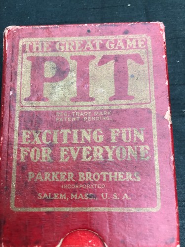 Vintage pit card board - vintage, game
