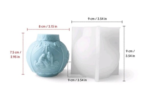 Nativity bauble silicone - nativity,
