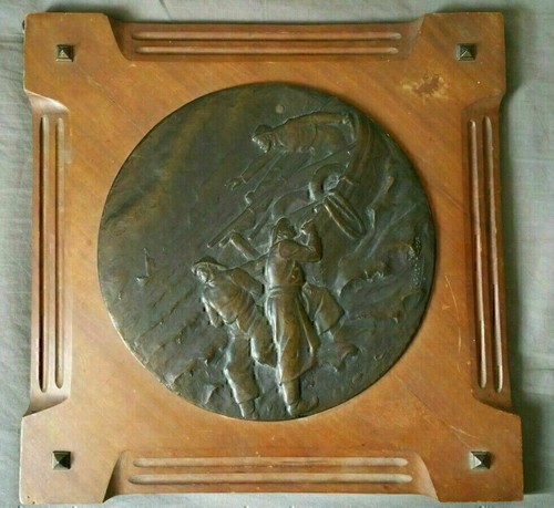 Large bronze art - art, deco