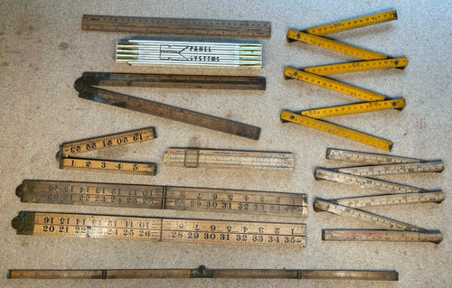 Wooden vintage folding - vintage,
