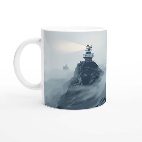 Coastal fog horn headland ship - coastal,