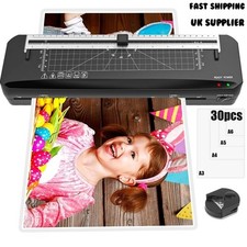 Quality Laminator A3 Laminating Machine with Built-In Trimmer, 70S Quick Warm-Up