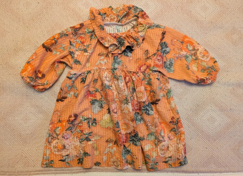 Next floral autumn orange