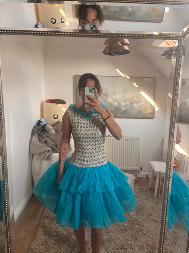 Handmade blue sequin - handmade,