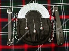 Handmade Black Calf Skin