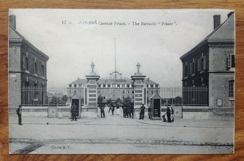 Vintage postcard caserne - vintage,