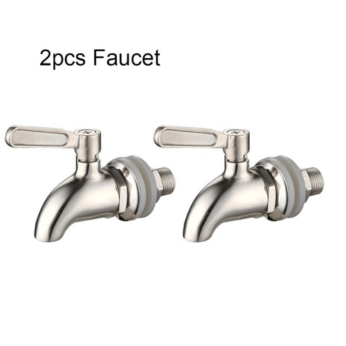 Stainless steel spigot tap - steel,