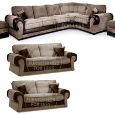 Portland Brown & Beige Large