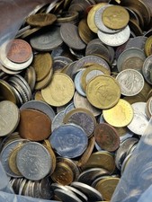 Massive Bundle Of 7.2kg Foreign Coins. World Coins