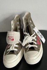 Size 8 - Converse Comme des Garçons Play x Chuck 70 Top High Multi Heart NEW 