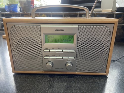 Bush wooden stereo - stereo, dab/fm