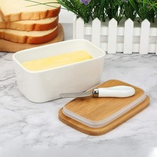 Porcelain Butter Dish With