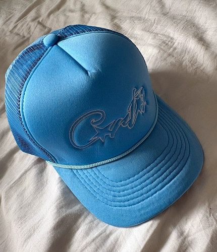 Corteiz blue trucker hat - trucker,