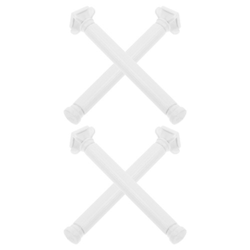 4pcs white mini roman columns - 4pcs,