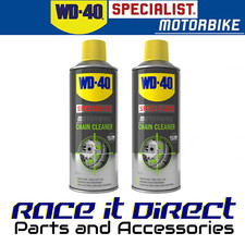 WD40 Specialist Motorbike Chain Cleaning Cleaner Care Pack Motorcycle 2 x 400ml