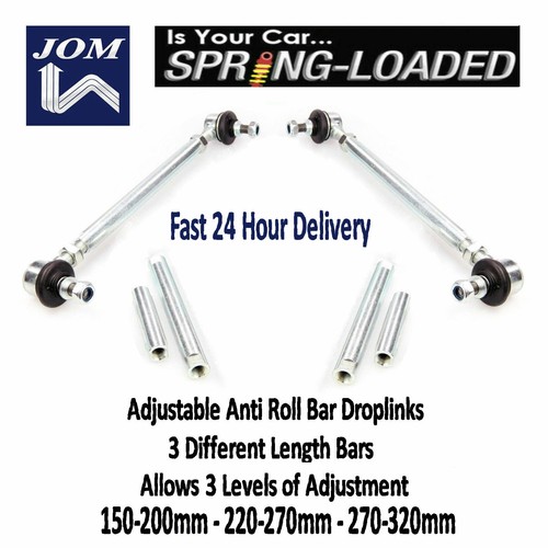 Jom front adjust drop - drop, links