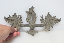 Large Antique Brass Drawer Handle Pull Dresser Chest Rococo Victorian 11"W