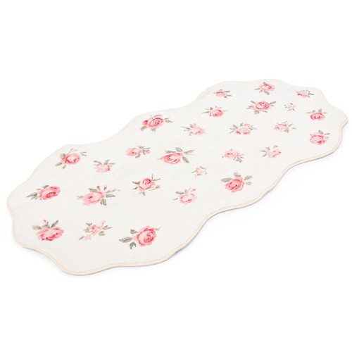 Floral runner rug 140x60cm - floral,
