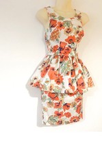 Kelly brook floral peplum