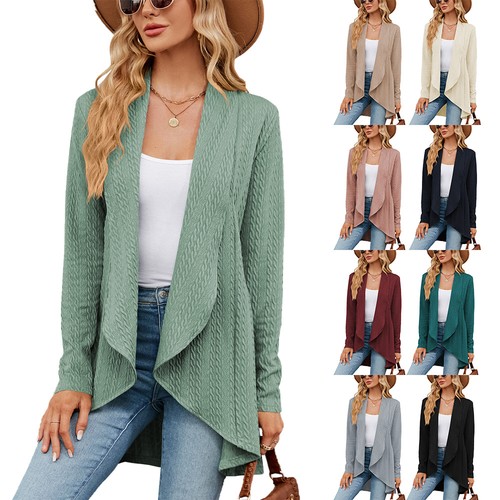 Lady waterfall cardigans loose - lady,