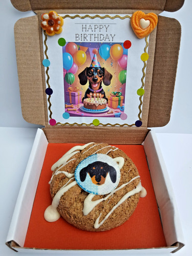 Dachshund dog birthday cake - dachshund,